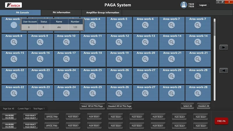 KNTECH Public Address System and PAGA System