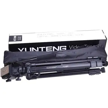 YUNTENG-VCT-998 Portable Aluminum Self-timer Video Tripod for Canon Nikon DSLR Camera Mobile Phone with Carry Bag product image