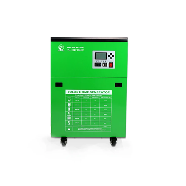 WHC Large 1500w Solar Generator Portable Power Station Generator Electric Saver Solar Electric Home