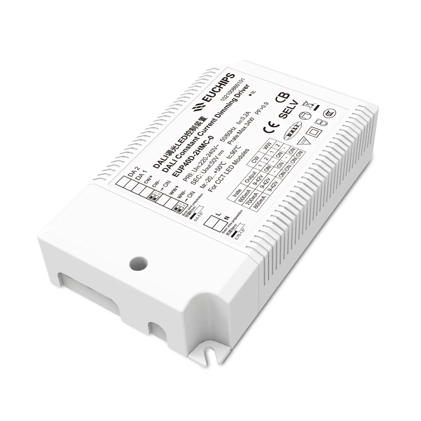 30-50v 40W Constant Current LED Driver 800mA 