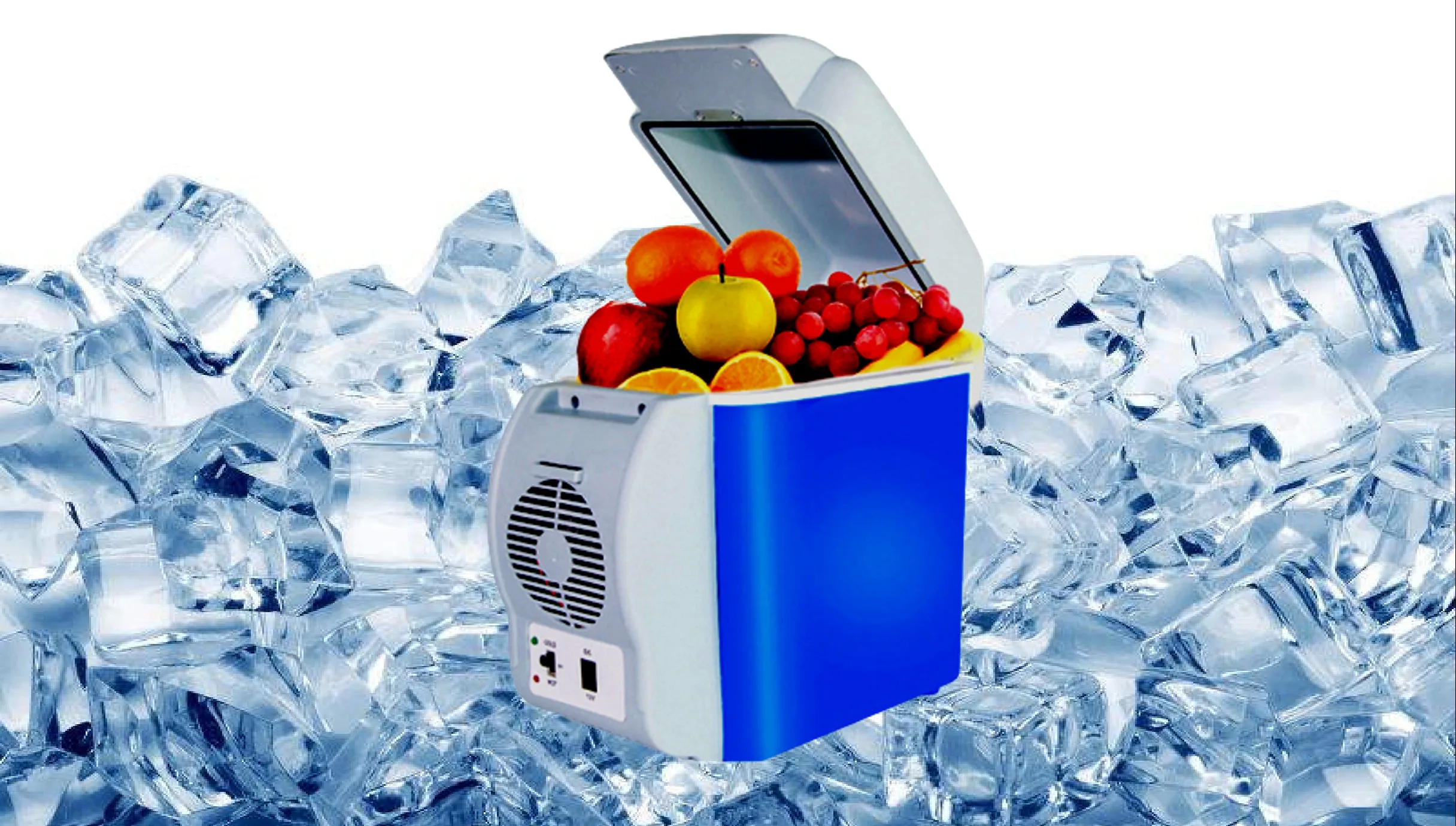 Mini Car Cooler Box Cup Freezer Fridge Portable Refrigerator Electric 7