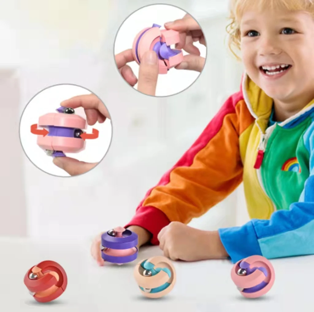 20pcs Gem Spinner Toys - Colorful Acrylic Gyro Tops For Kids Party Favors & Stress Relief