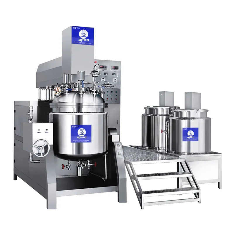 Automatic Vacuum Homogenizing Emulsifier/cake Gel Emulsifier Making Machine/chemical Machinery Equipment