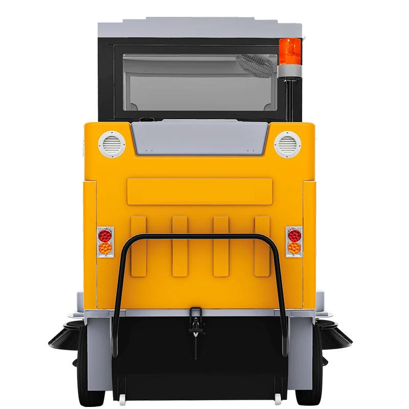 Multi-Function Street Road Avenue Cleaning Machine Truck Four Wheel Sweeper Fully Closed Electric Automatic on Floor Sweeper Car
