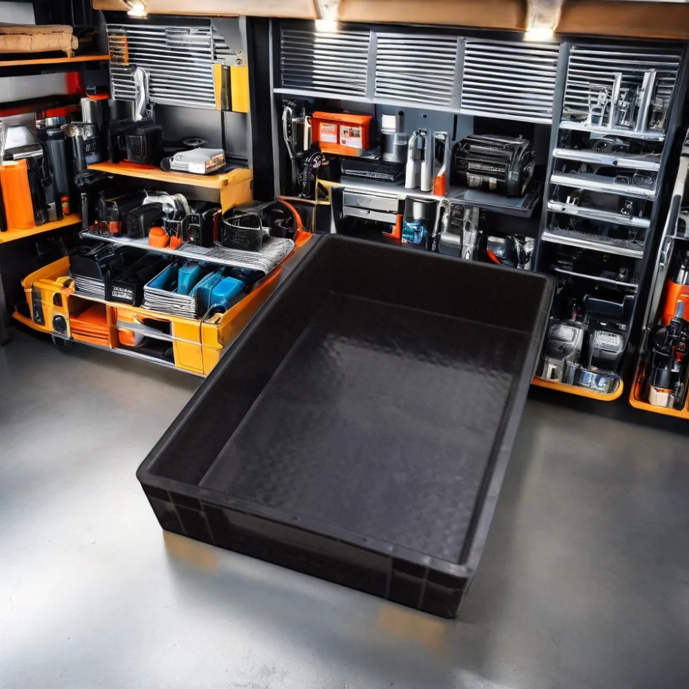 Industrial Design PP Turnover Storage Box Logistic EU Packaging Cover Warehouse Workshop Electronic Components Cover Electronic