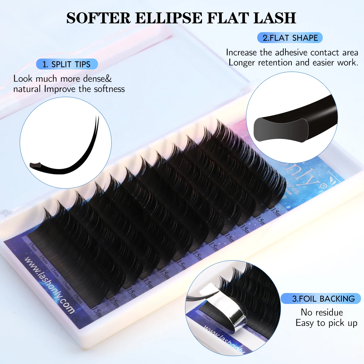 Factory Super Soft Handmade Eyelashes Flat Lashes and Russian Volume Extensions in Mixed Lengths DD CC D C Curl Packaging