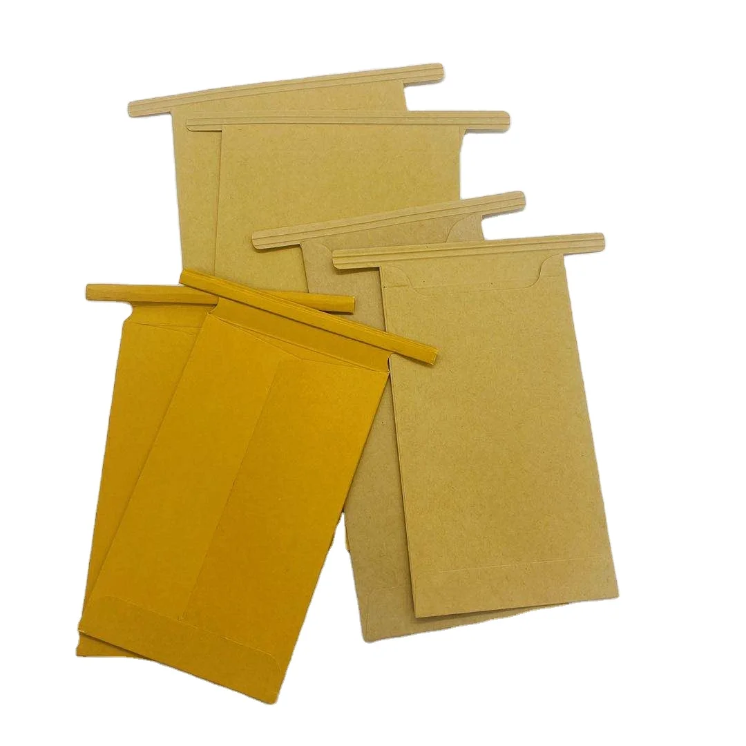 craft paper envelopes with tin tie
