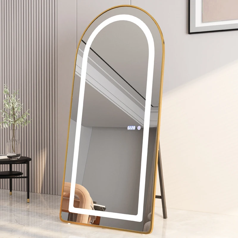 product new concept luxury led intelligent mirror full body mirror household sleeping room dressing mirror-3