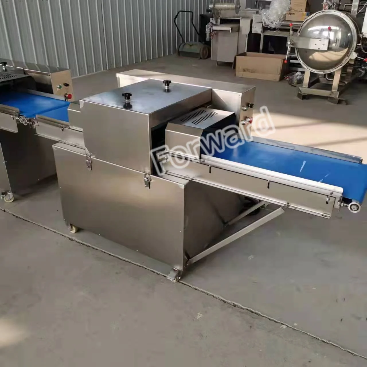 Automatic 40cm Belt Horizontal Portion Slicer Beef Skirt Steak Cutter Slicer Machine Bacon Slicer