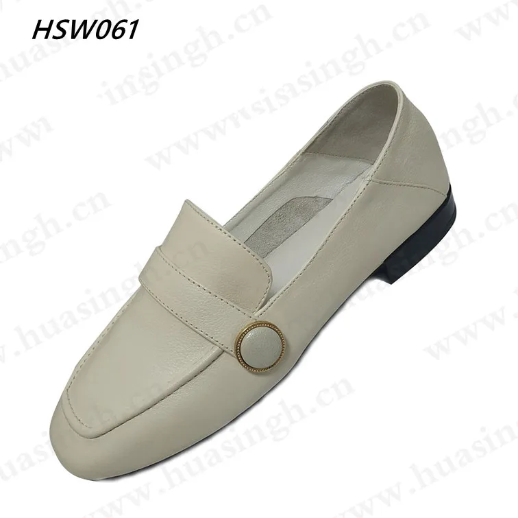 LXG,soft Genuine Leather Easy Wear Lady Peas Shoes for Sale Full Grain Leather Elegance Fashion Female Penny Shoes HSW061