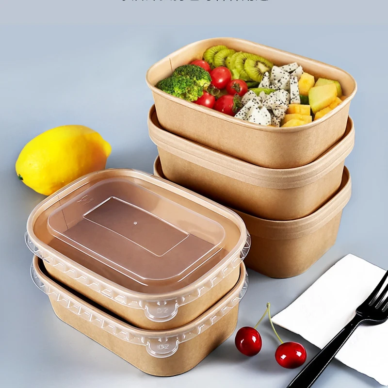 High Quality Restaurant Disposable Paper Cup Bowl Salad Soup Congee ...