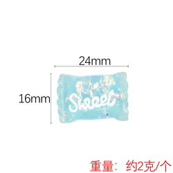 ИУ небольшые Оптовые 10 шт./пакет блесток цветной смолы «Сладкие буквы» миниатюрный головистой формы конфеты кабошон браслеты с