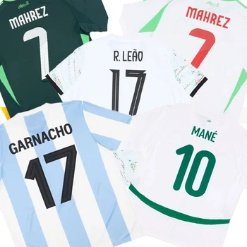 Real Player Version 24-25 Fast Dry Long Sleeve Football Jersey Retro Style Thailand Top Personalized Name Printing OEM Service