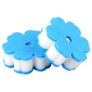 Manufacture Price Magic Cleaning Sponge Original Melamine Sponge with Scouring Pad for Cleaning