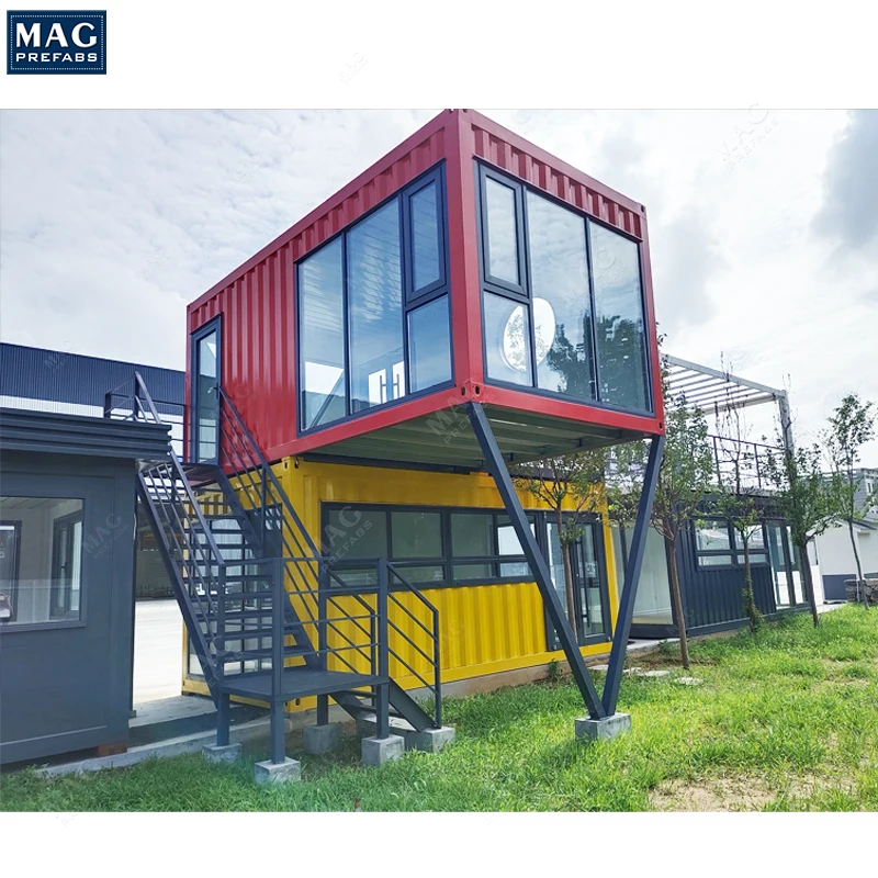 Quick Build 20ft 40ft Prefab Detachable Container House Customized ...