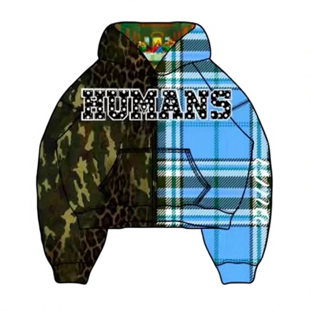 Heavyweight Custom All Over Printing Camo Color Streetwear Clothing Oversized Blank Casual Fleece Thick Mens Hoodies