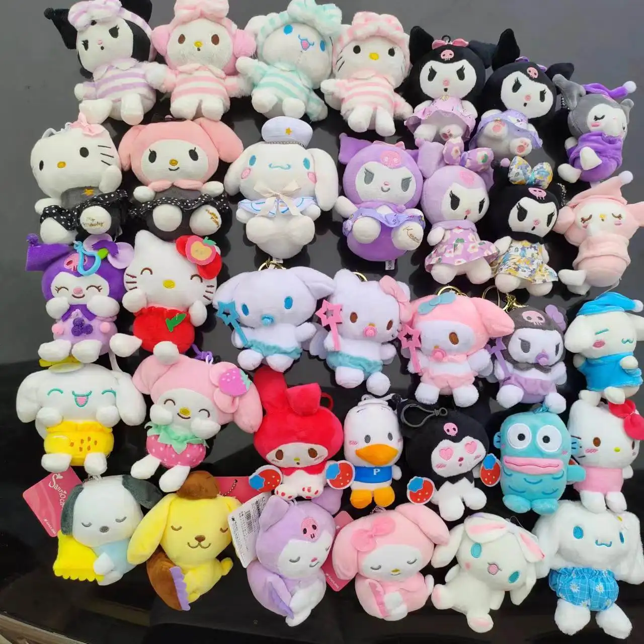 8-13cm Mixed Wholesale Children's Toys, Sanrioed Claw Machine Dolls,  Kuromihalo, KT Meileti Plush Toy Manufacturer Wholesale