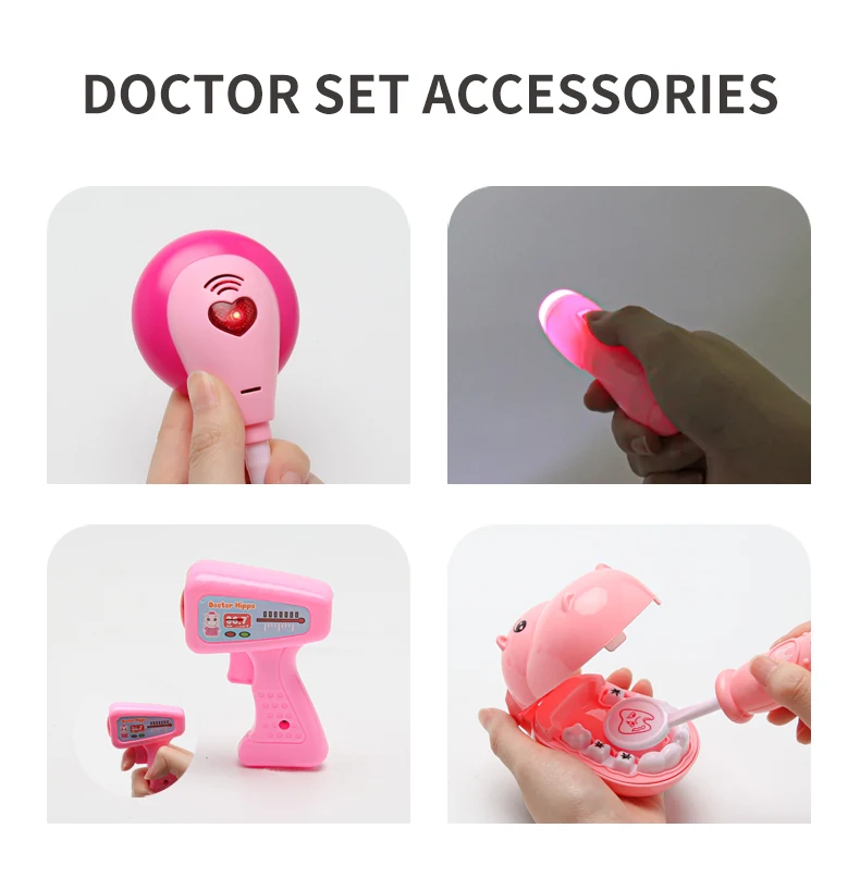 
 Toy Doctor Kit 28 Piece Kids Pretend Play Toys Dentist Medical Role Play Educational Toy jouet de docteur Doctor Playset for Gir  