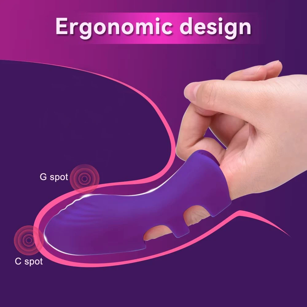 Vibromasseur à doigt pour femme, 10 modes, masseur de point G et de clitoris, jouet sexuel pour adultes, mini masseur portable, jouet de masturbation féminine pour couples_voghion.com