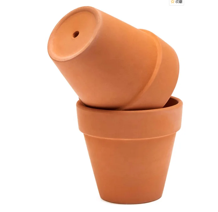 ACCURATE Vaso da giardino (set da 3) ideale per la coltivazione di talee o la puntura, colore terracotta, dimensioni (15 cm) (1