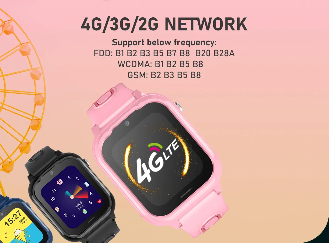 Real Time Remote Location Gps Tracker Smart Watch Ipx7 Waterproof Wrist