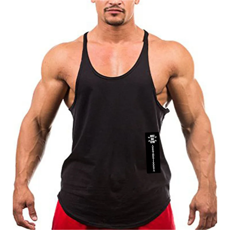 Sleeveless Shirt New Brand Clothing Men Vest Muscle Fitness Sleeveless Shirt