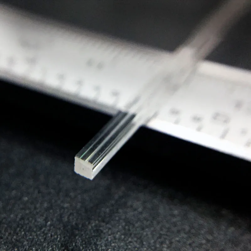 Индивидуальная микро кварцевая стеклянная реакционная квадратная трубка капиллярные кварцевые открытые стеклянные цилиндры трубки капиллярная