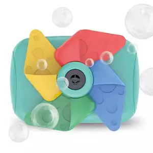 ITTL Windmill Bubble Camera Toys Children Summer Outdoor Soap Water Toys Leak-proof Liquid Bubble Maker Machine Toys for Kids