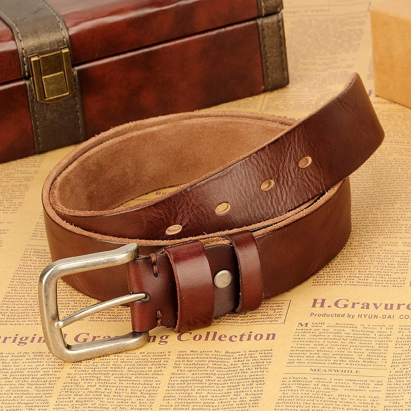 Tan Cowhide SAUK Handmade sale Belt