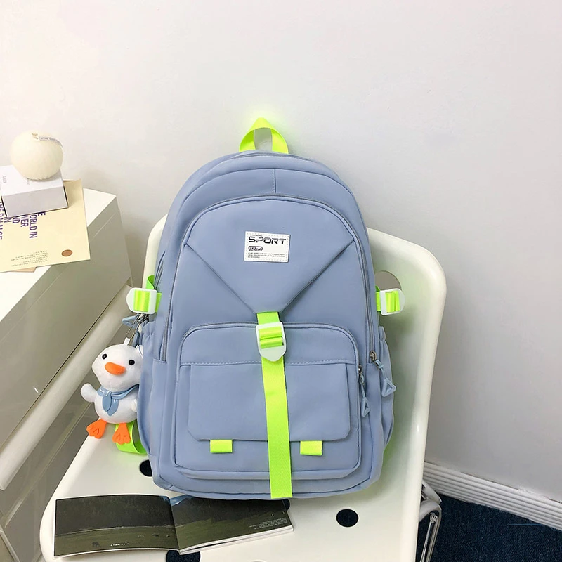 9716  Backpack Simple Versatile Large Capacity Leisure Travel Backpack Student School Bag
