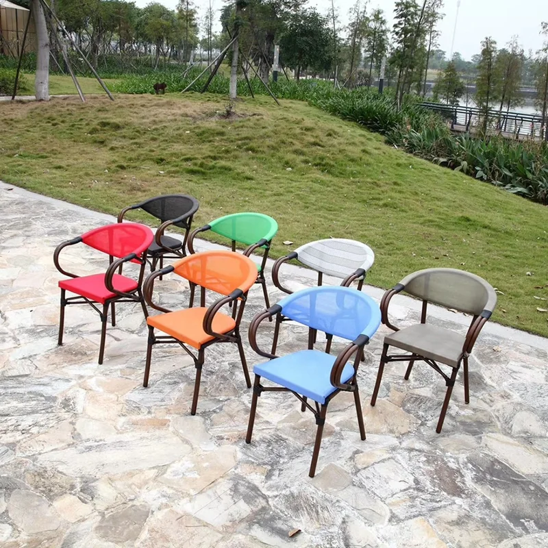 Modern Design Indonesia Luxury Outdoor Furniture Garden Arm Rattan