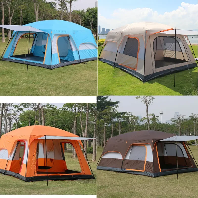 Large Family Camping 4 Seasons Waterproof Camping Tent Instant Pop Up