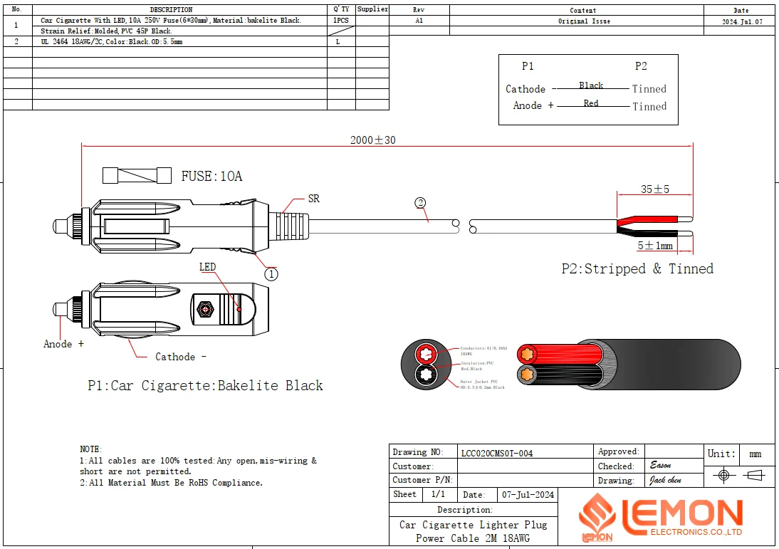 12v car cigarette lighter diagram 12V Car Cigarette Lighter Male Plug Female Socket to Stripped and Tinned  Wire Cigarette Lighter Plug Extension Cable