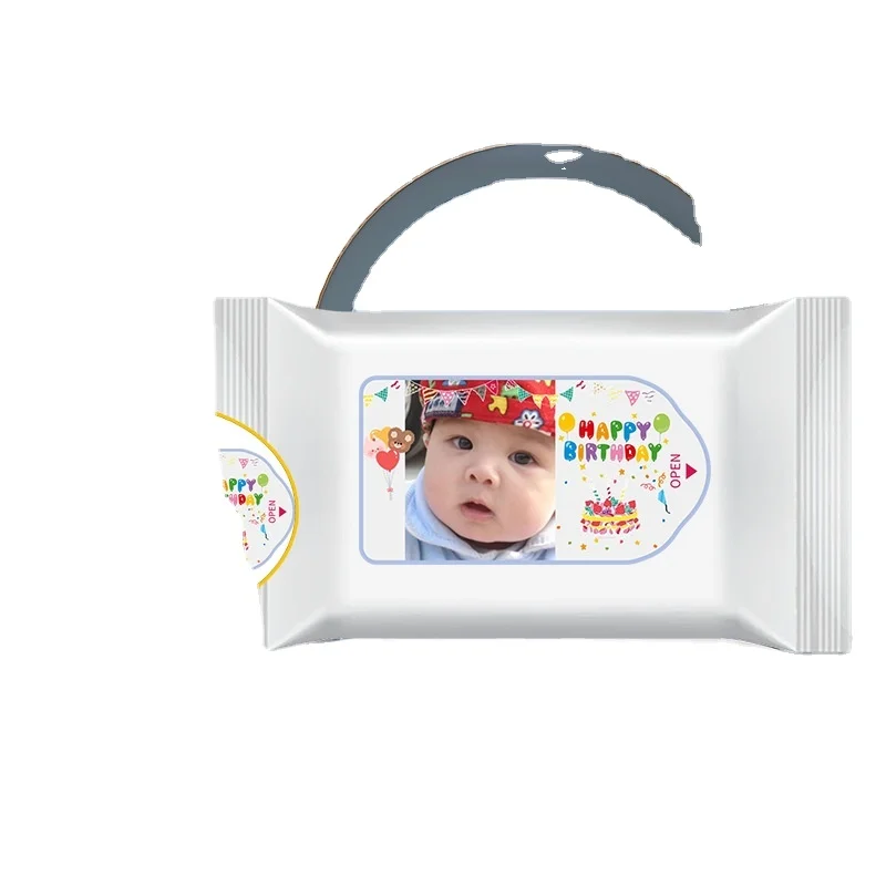 Fabrikindividuelle Logo-Umweltfreundliche 5er-Packung Reinigungstücher für Babys Geburtstag & Hochzeitsfeiern