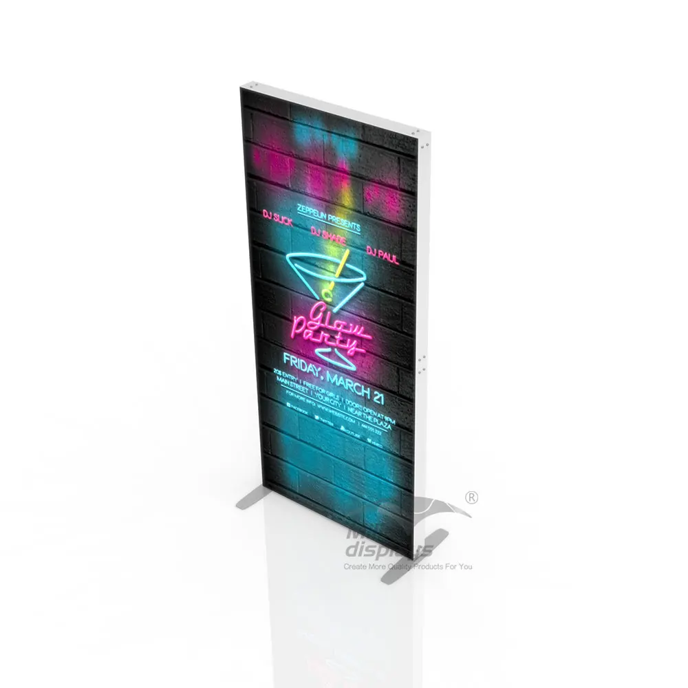 10x20ft Custom Brand Backlit Exhibition Booth Design Portable Light Box