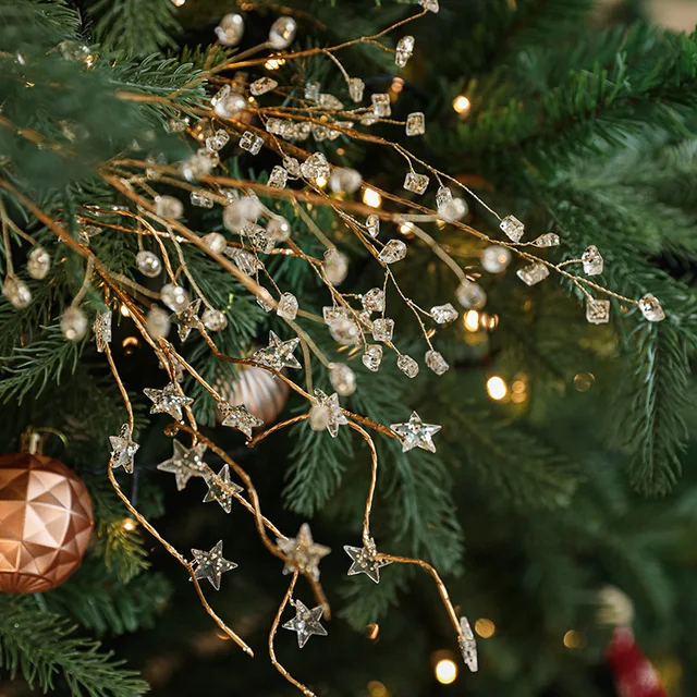 New Christmas Atmosphere Scene Decoration with Creative Christmas Tree Ornaments Decoration for Christmas