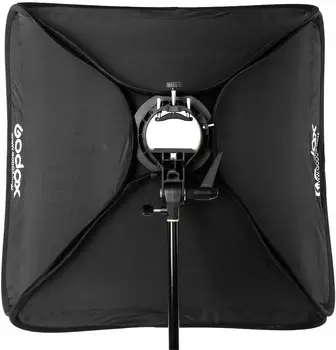 Godox SFUV6060 60*60cm S-Type Speedlite Bracket Bowens Mount Portable Softbox Kit Soft Box Softbox Light detail image