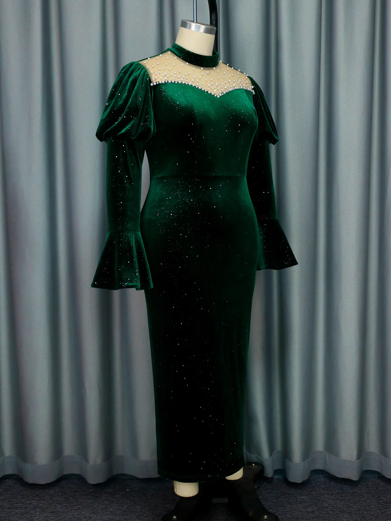 fitted lace wedding dress Get Green Velvet gothic dress plus size- Wonderlandbylilia –  WonderlandByLilian
