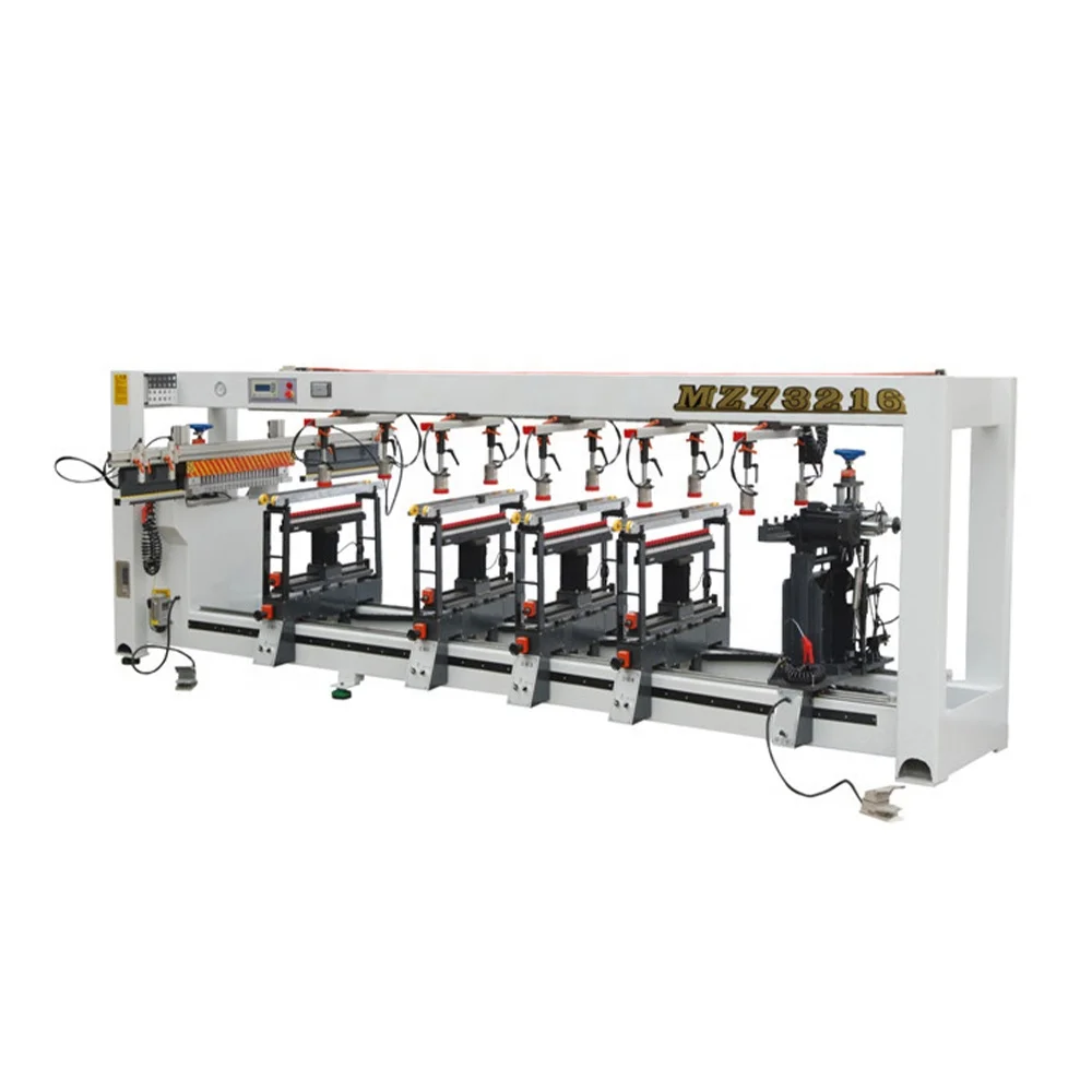 Máquina de perforación para carpintería de seis filas MZ73216A