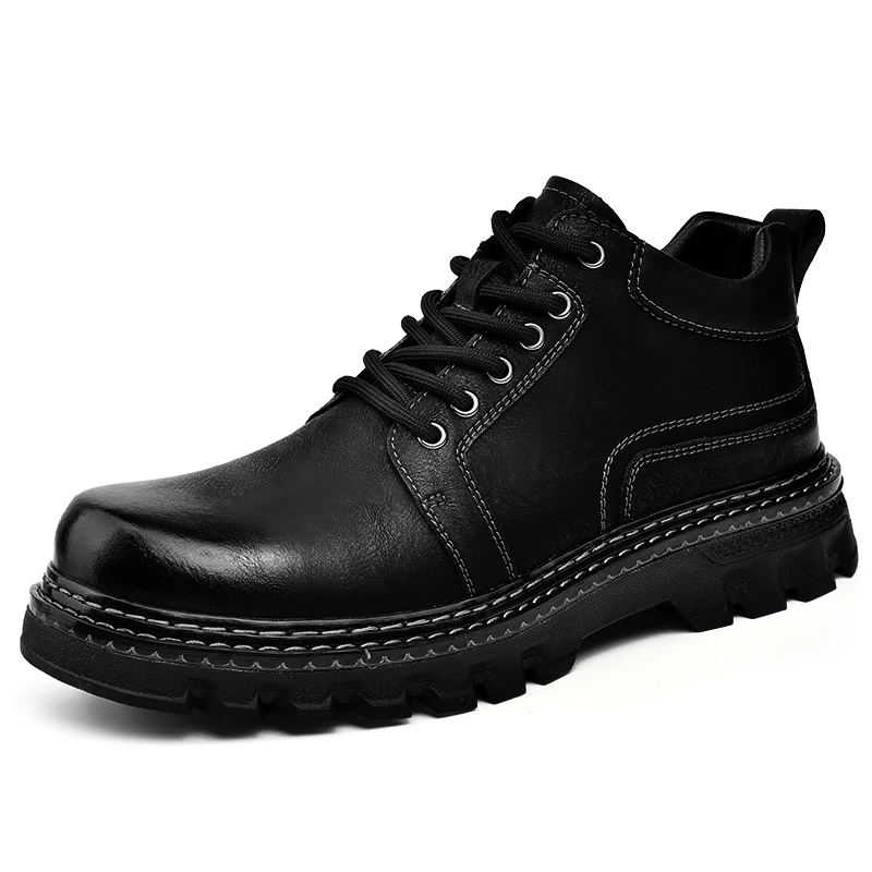 Outdoor Casual Fashion Martin Boots Waterproof And Wear-resistant Mens ...