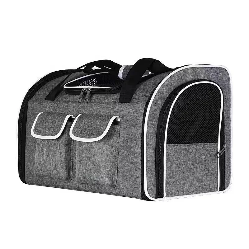 Hot Sell Pet Carrier Airline Bag Soft-sided Backpack Carrier For Small Cats Dogs factory