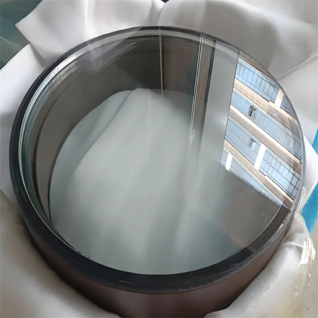 Processing and Customizing Small Radius Circular Low-e Insulating Glass Observation Window Heat Reflective Coated Glass