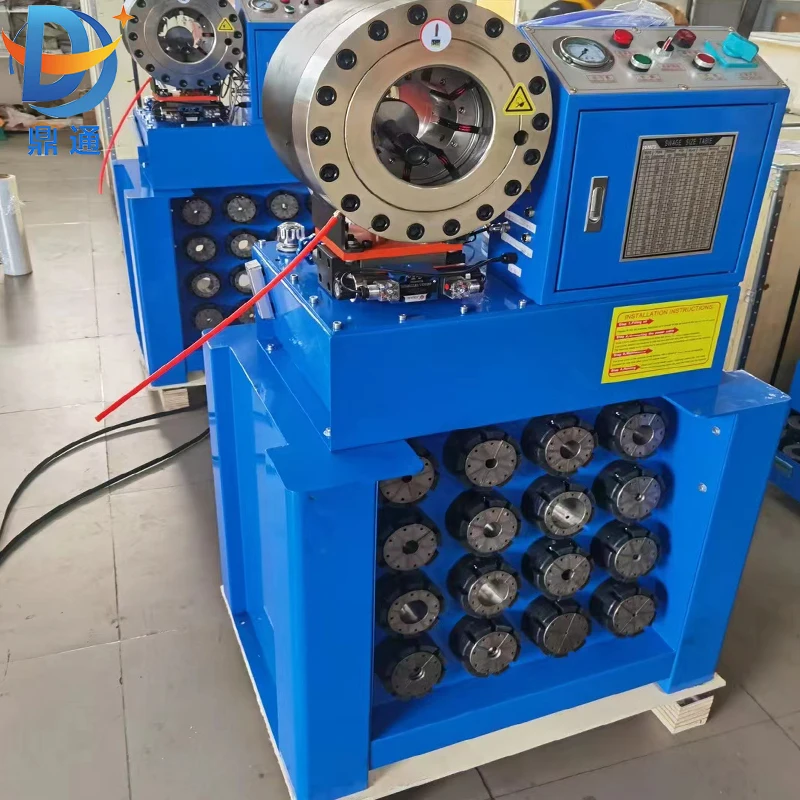 Vertical Flexible Gates Hose Crimping Hydroulicd Press Machine Crimping ...