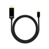 Black Type-C to HDMI adapter [4K 60Hz] 1.8 meters