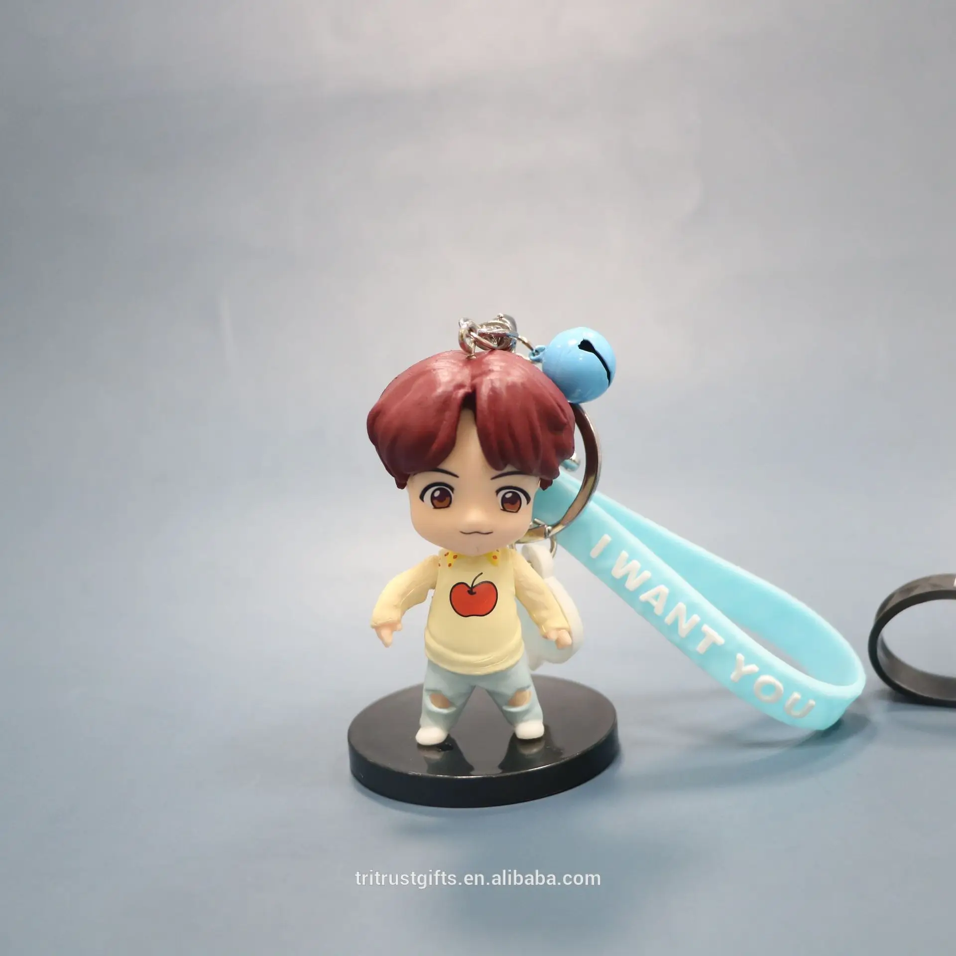 Korean Bangtan Boys Cartoon Keychain Personalized Cute Key Chain 3D PV –  String Division
