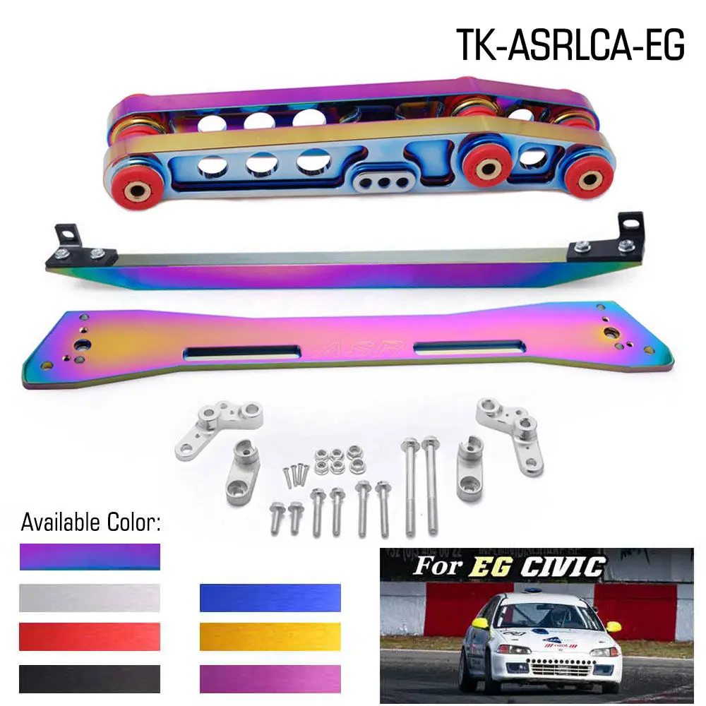 EPMAN EG Rear Subframe+ Lower Control Arms+ Tie Bar With Original Sticker for Honda Civic 92-95 EP-ASRLCA-EG