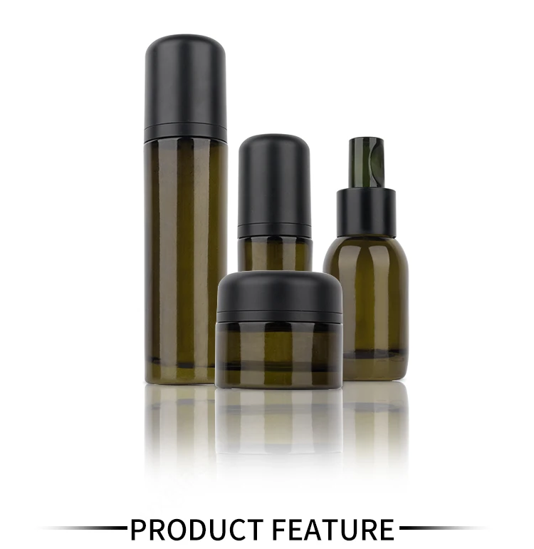 cosmetics bottle 50g 40ml 50ml 100ml cosmetics cream jar bottle with black plastic pump head details