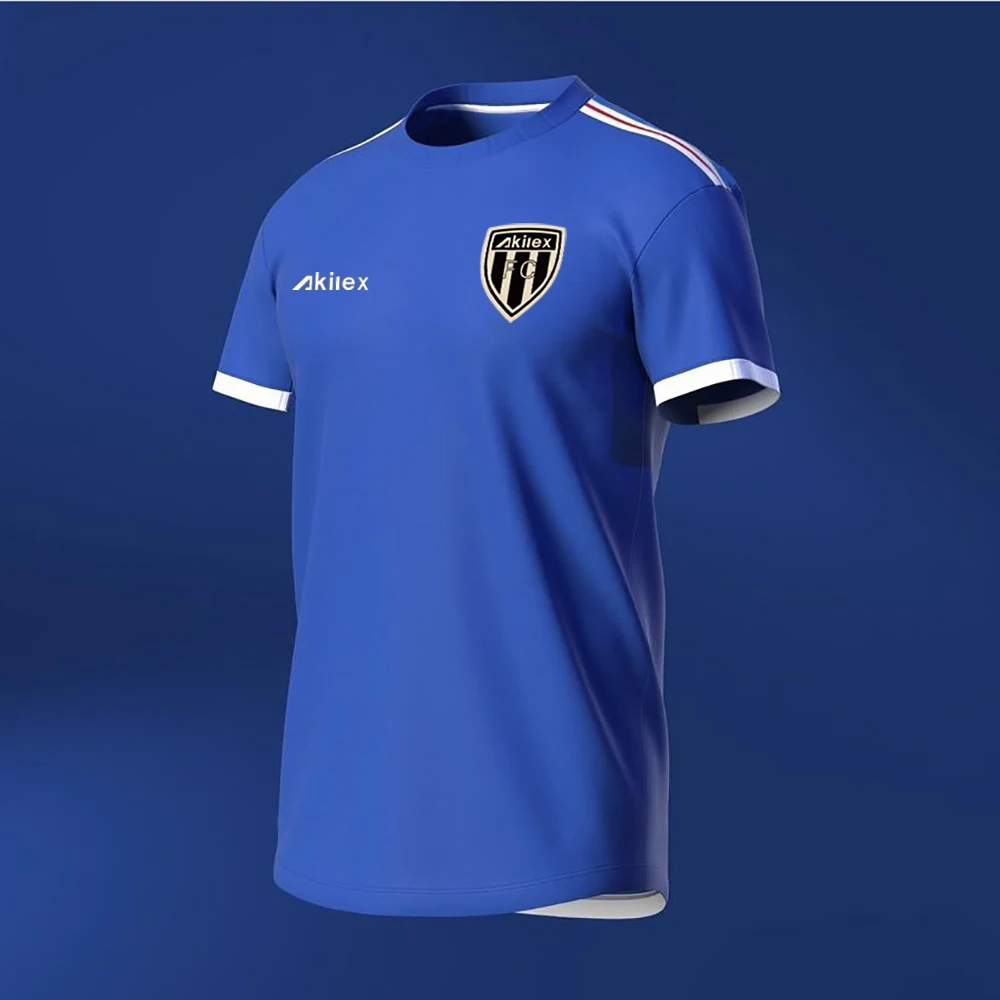 Sublimation Printed Light Weight Thin Customize Breathable Soccer Shirt Top Football Jersey Shirt