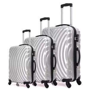 Hot Selling Simple Design Travel Luggage Abs Large Capacity Trolley Sturdy Durable Suitcases Travelling Bags Luggage Sets