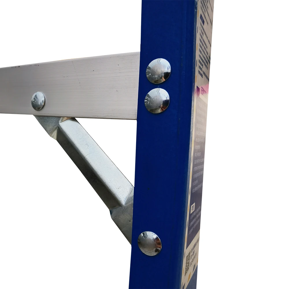 Tools Can Be Placed in Herringbone Aluminum Alloy Folding Glass Fiber Engineering Schools Shopping Malls Ladders